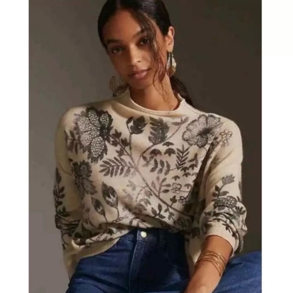 Anthropologie Pilcro Cashmere Mock Neck
